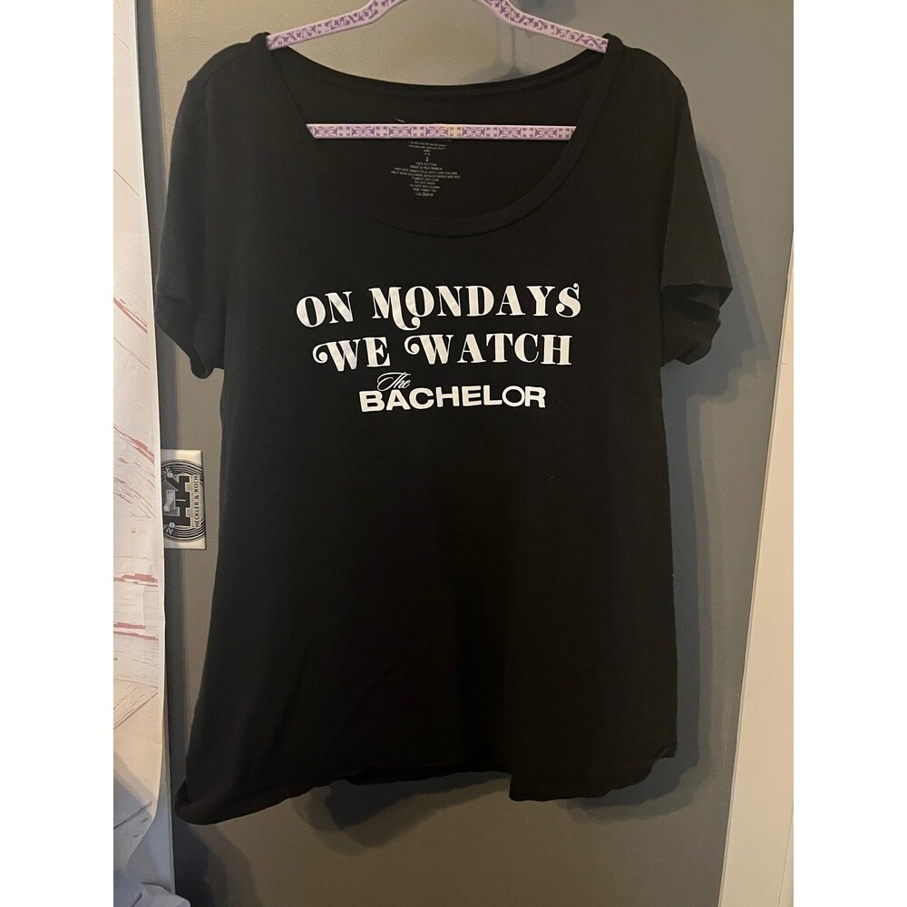 Torrid size 2 2x black on Mondays we watch the bachelor t shirt